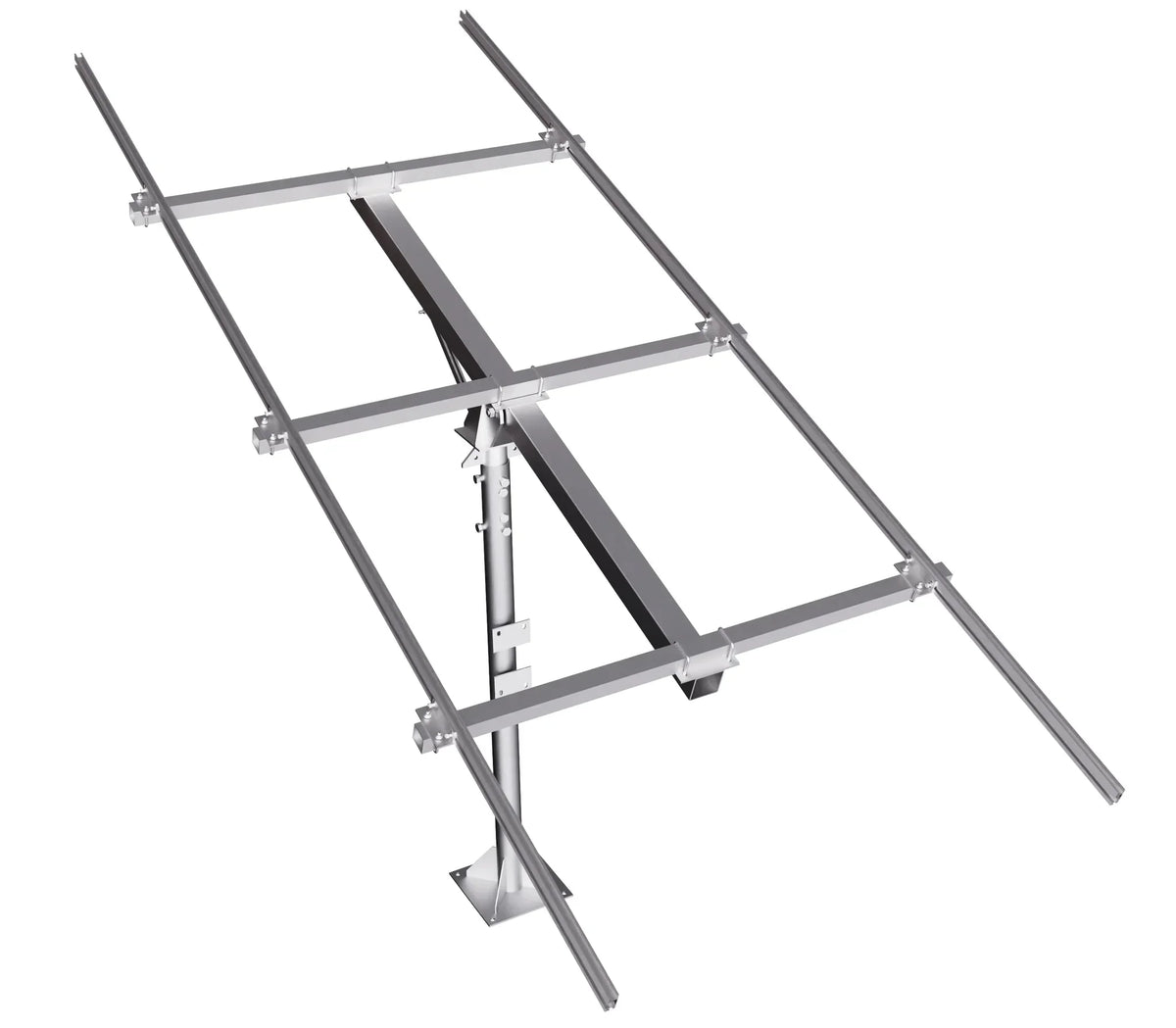 Système de support sur tête de mat Arbora P4 - 4 panneaux solaires ...