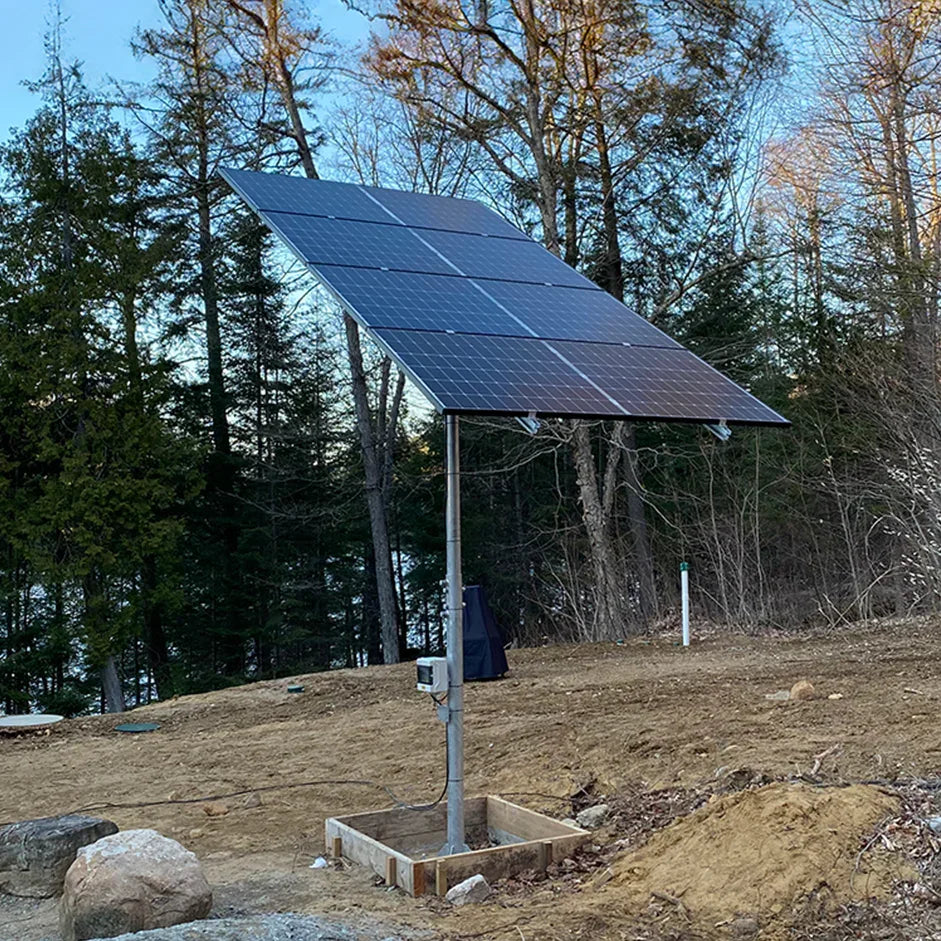 Système de support sur tête de mat Arbora P4 - 4 panneaux solaires ...