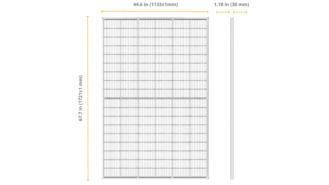 Panneau Solaire Bifacial 440W Elios Voltaic 440HC | Pro-Charge