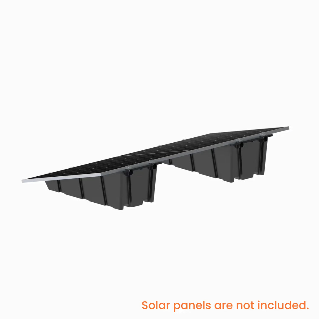 Kit de supports lestés Tectum 1134 pour panneau solaire — Toit plat