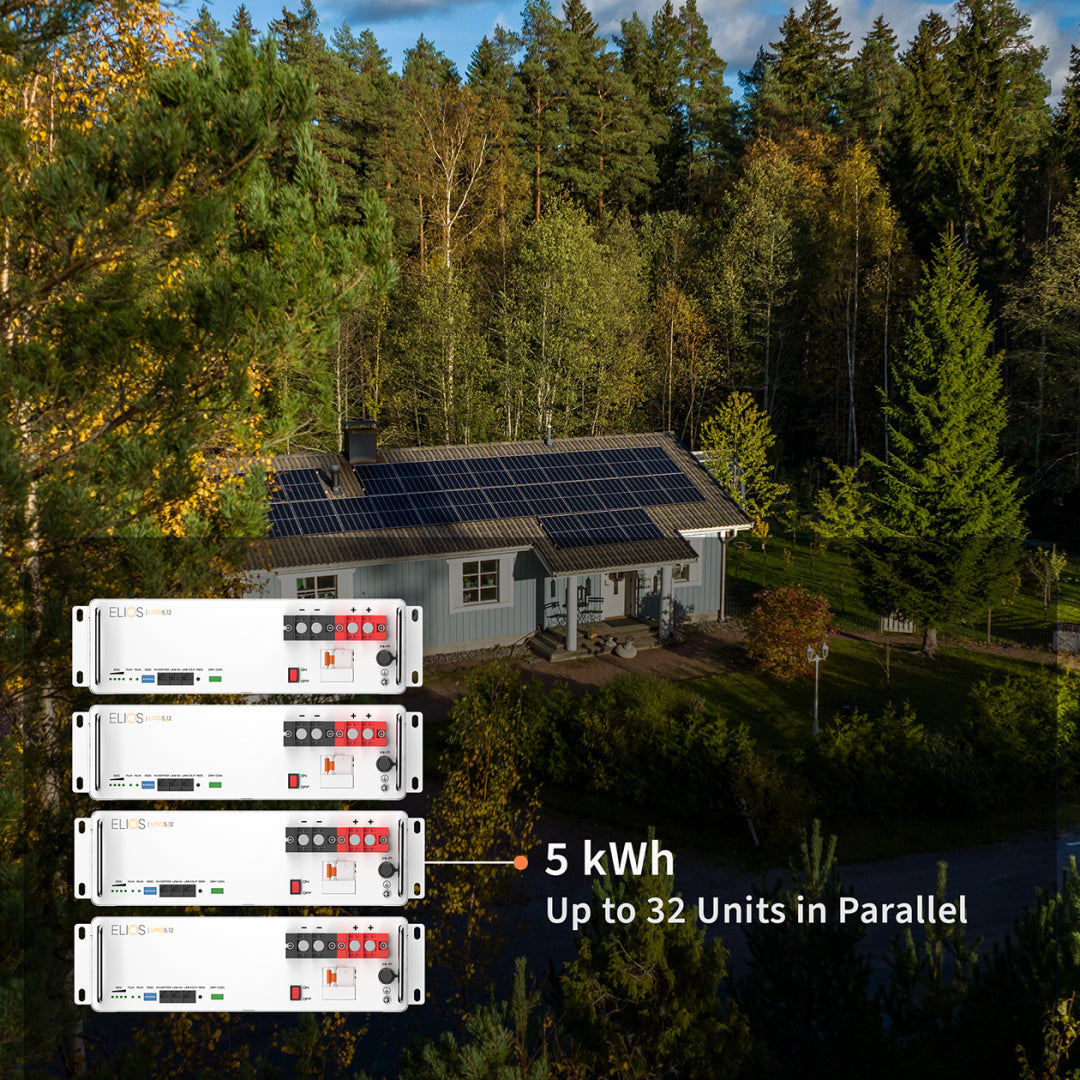 Batterie Lithium Elios Litio 5.12 – 51.2V 100Ah | Pro-Charge