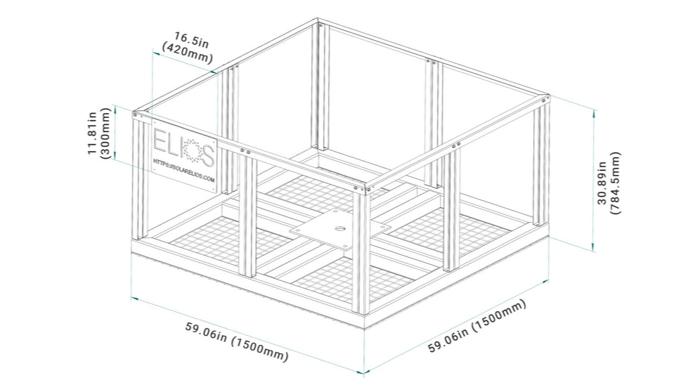 Elios Basket 4 – Base pour support solaire Arbora P4 | Pro-Charge