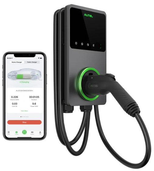 Procharge - borne de recharge Autel de 40 ampère avec téléphone et wifi